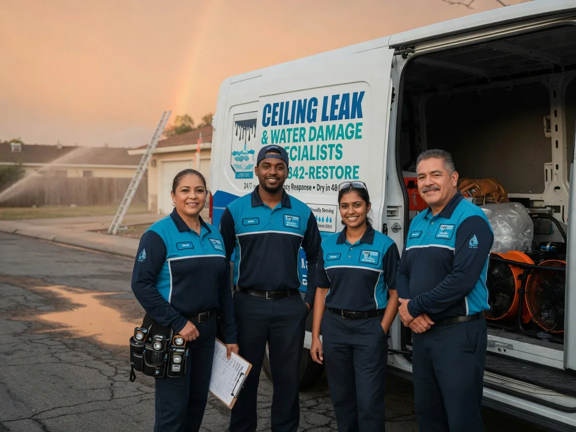 Ceiling Leak Cleanup company in La Plume, PA