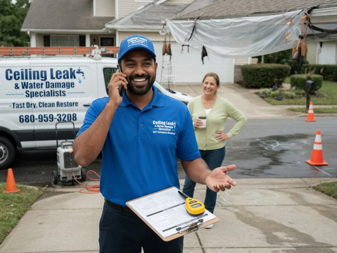 Ceiling Leak Cleanup La Plume, PA FAQs